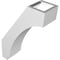 Ekena Millwork 3-in. W x 8-in. D x 12-in. H Imperial Architectural Grade PVC Knee Brace BRCP03X08X12IMP - alternate 5